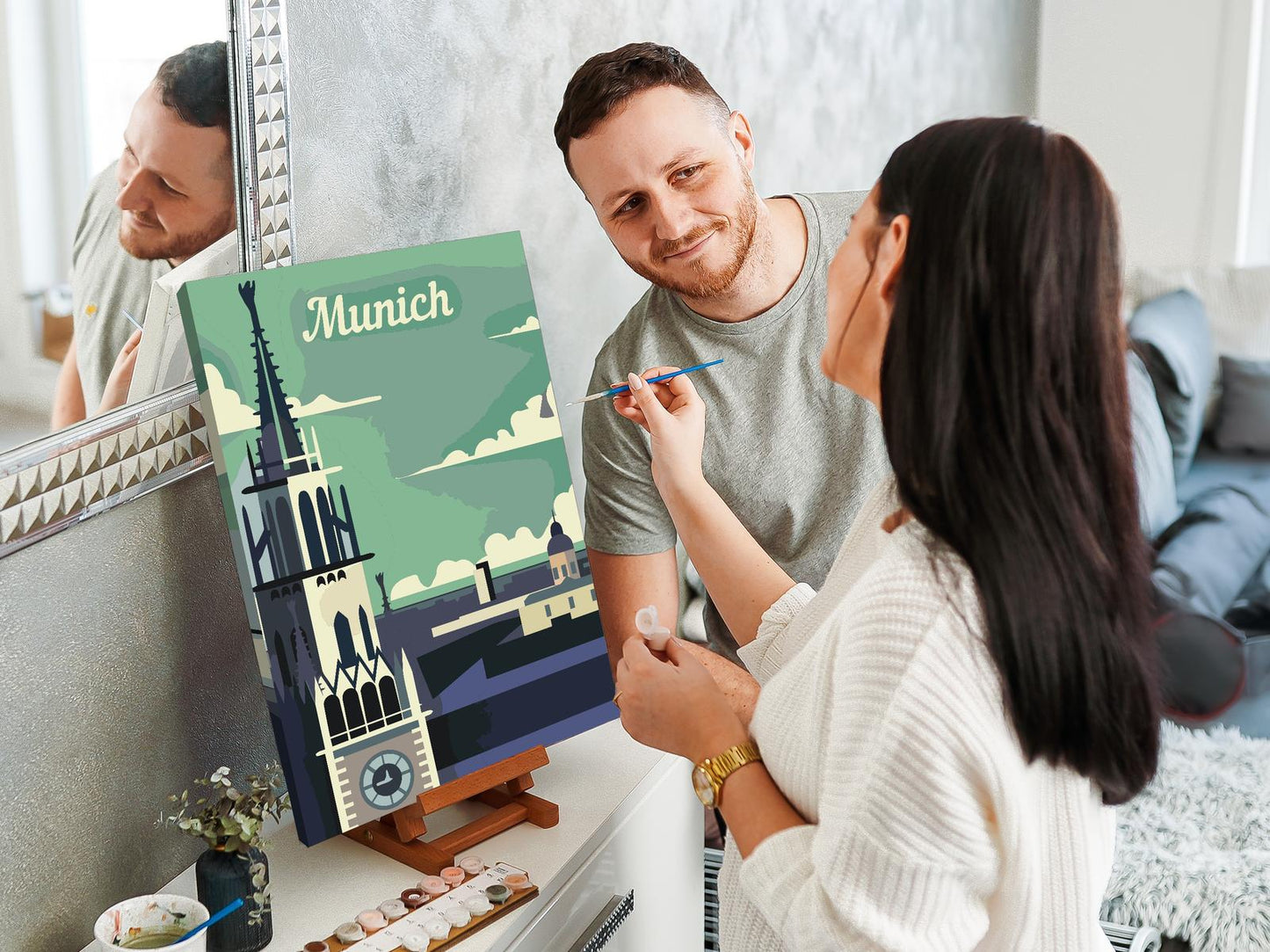 Paint by number - München, Tyskland