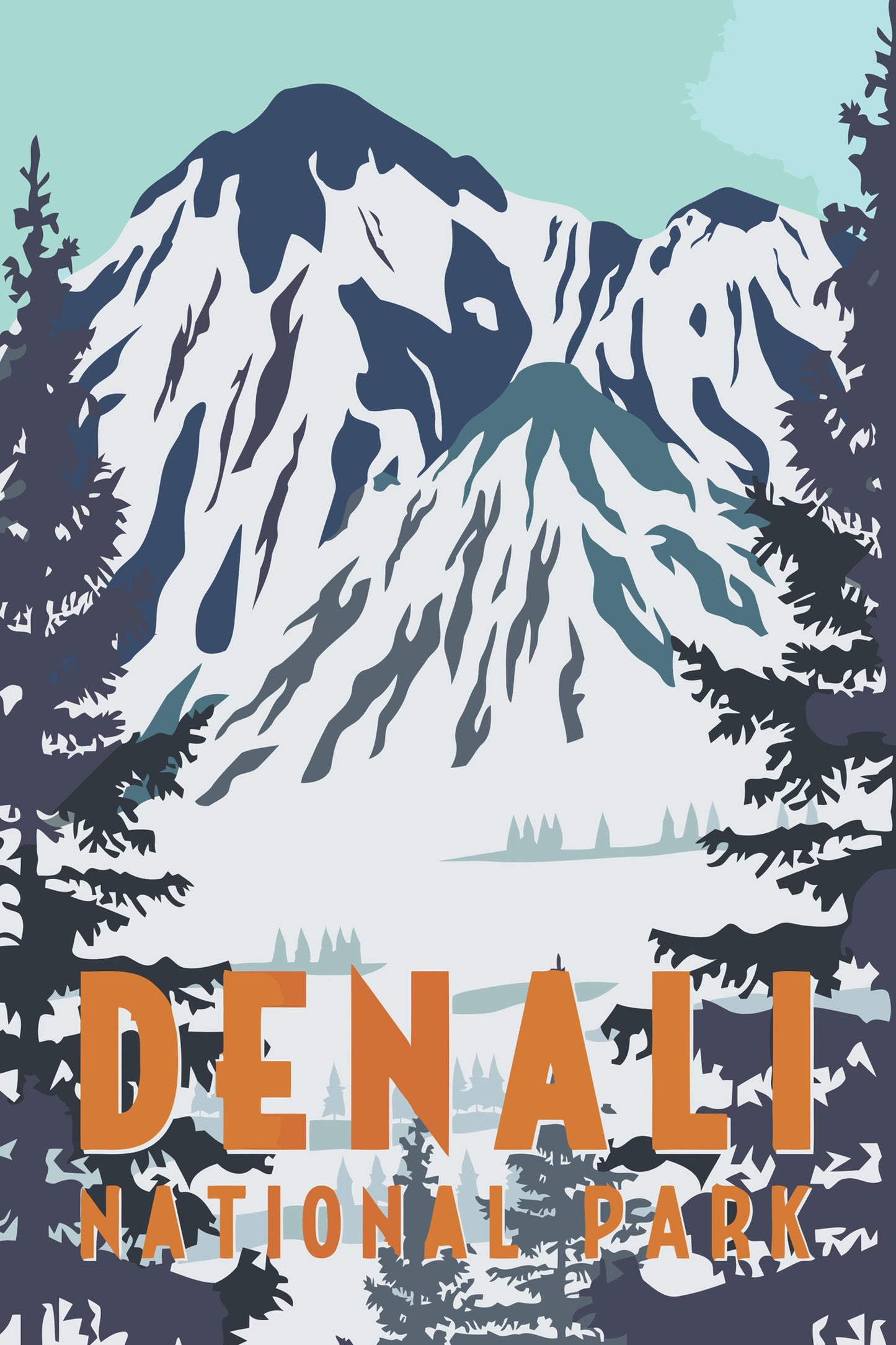 Paint by number - Denali Nationalpark