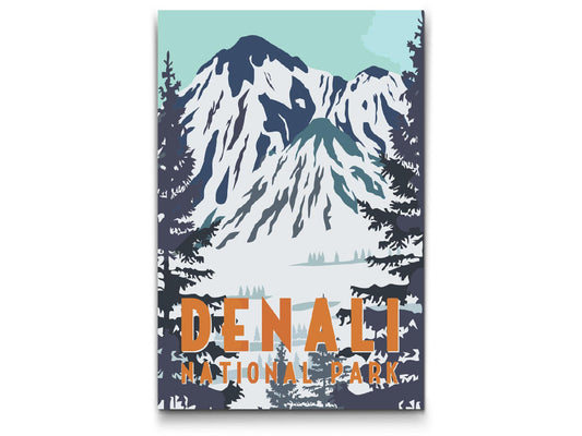 Paint by number - Denali Nationalpark