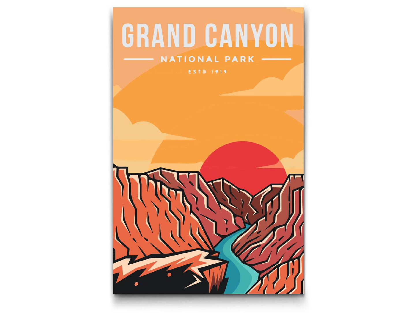 Paint by number - Grand Canyon Nationalpark