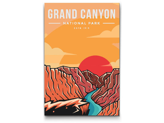 Paint by number - Grand Canyon Nationalpark