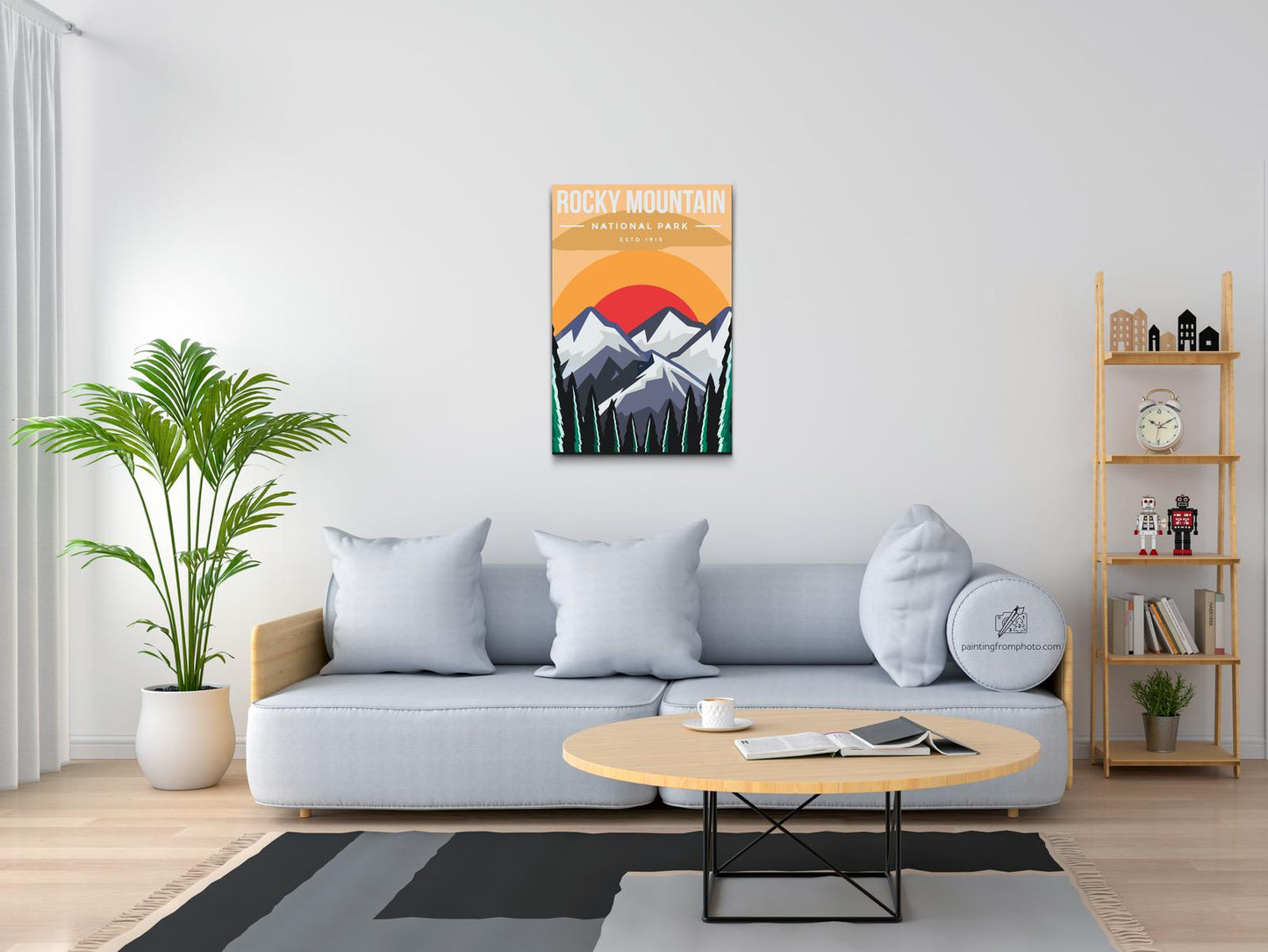 Paint by number - Rocky Mountain Nationalpark