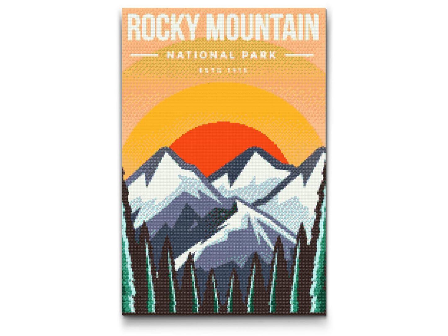 Diamond Paint - Rocky Mountain Nationalpark