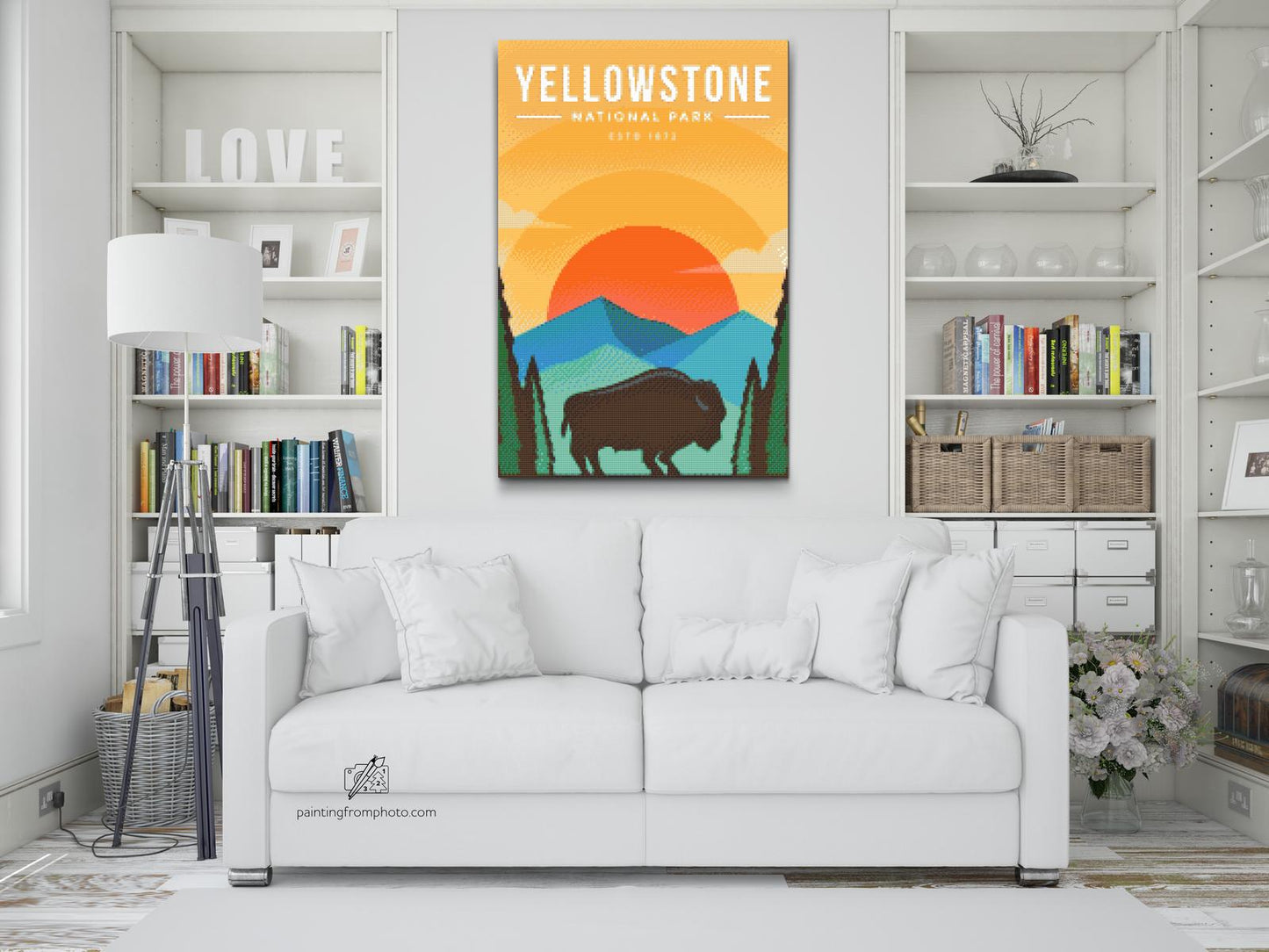 Diamond Paint - Yellowstone Nationalpark