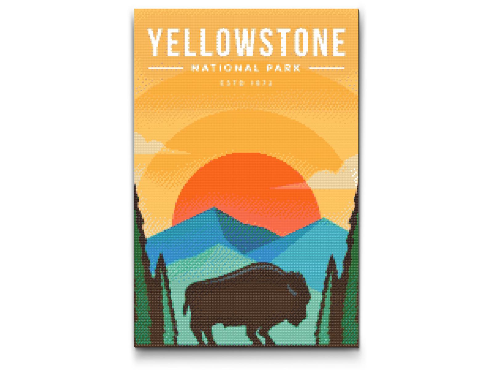 Diamond Paint - Yellowstone Nationalpark