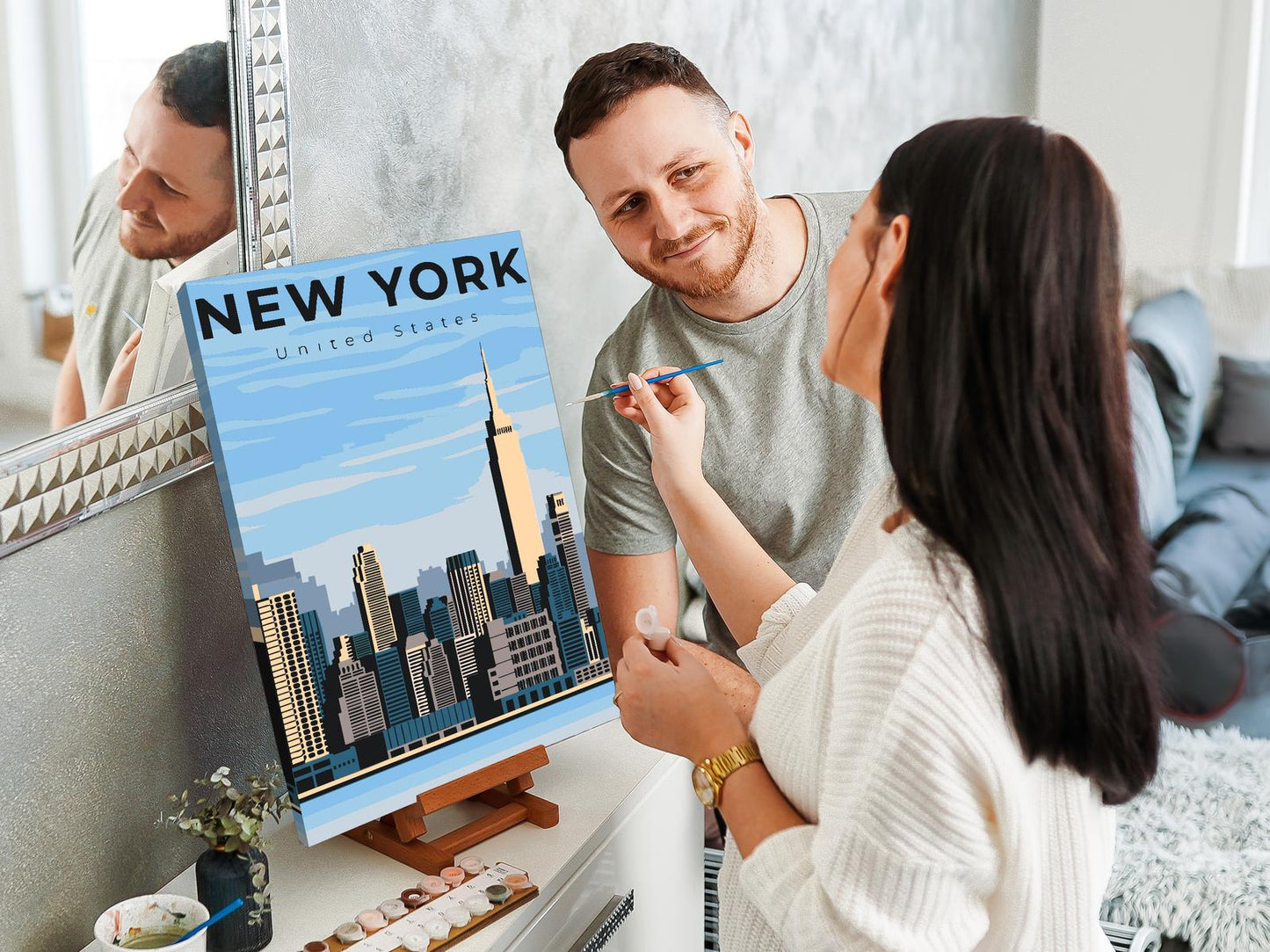 Paint by number - New York, USA