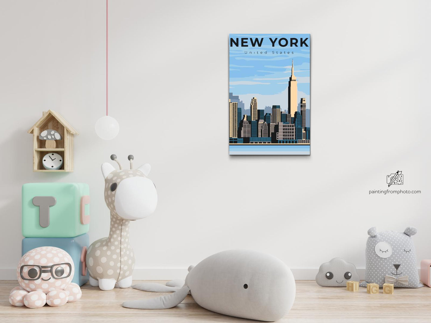 Paint by number - New York, USA