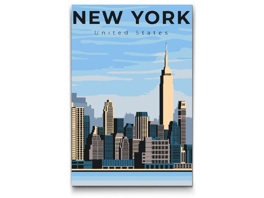 Paint by number - New York, USA