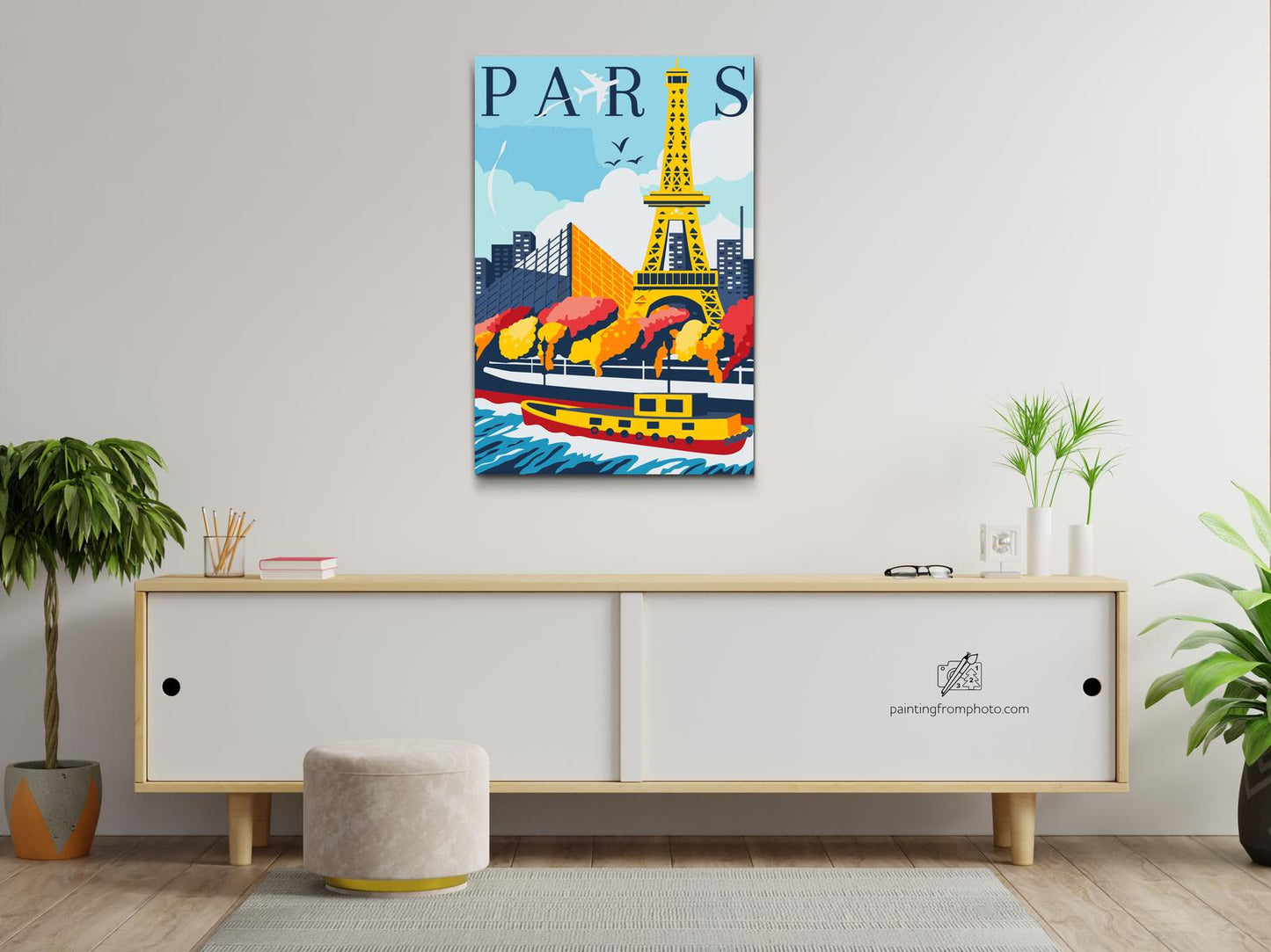 Paint by number - Paris, Frankrig