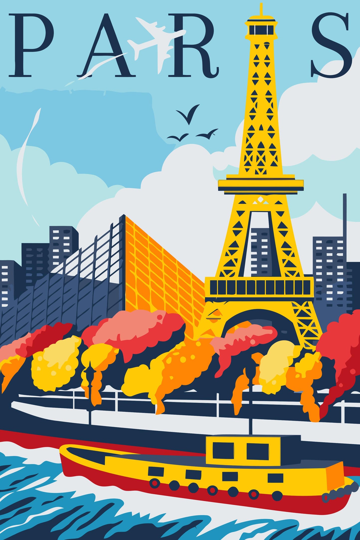 Paint by number - Paris, Frankrig