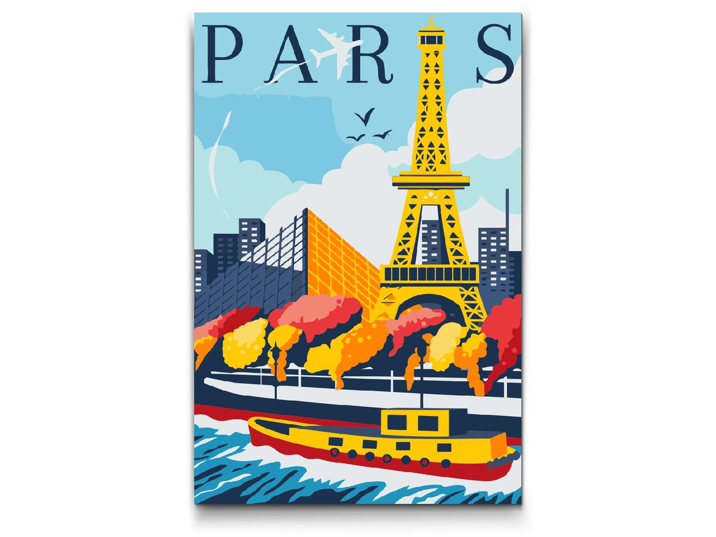 Paint by number - Paris, Frankrig