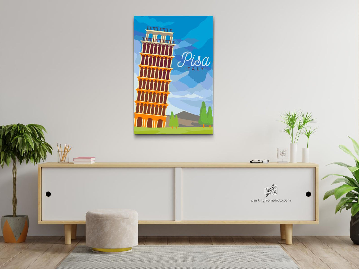 Paint by number - Pisa, Italien