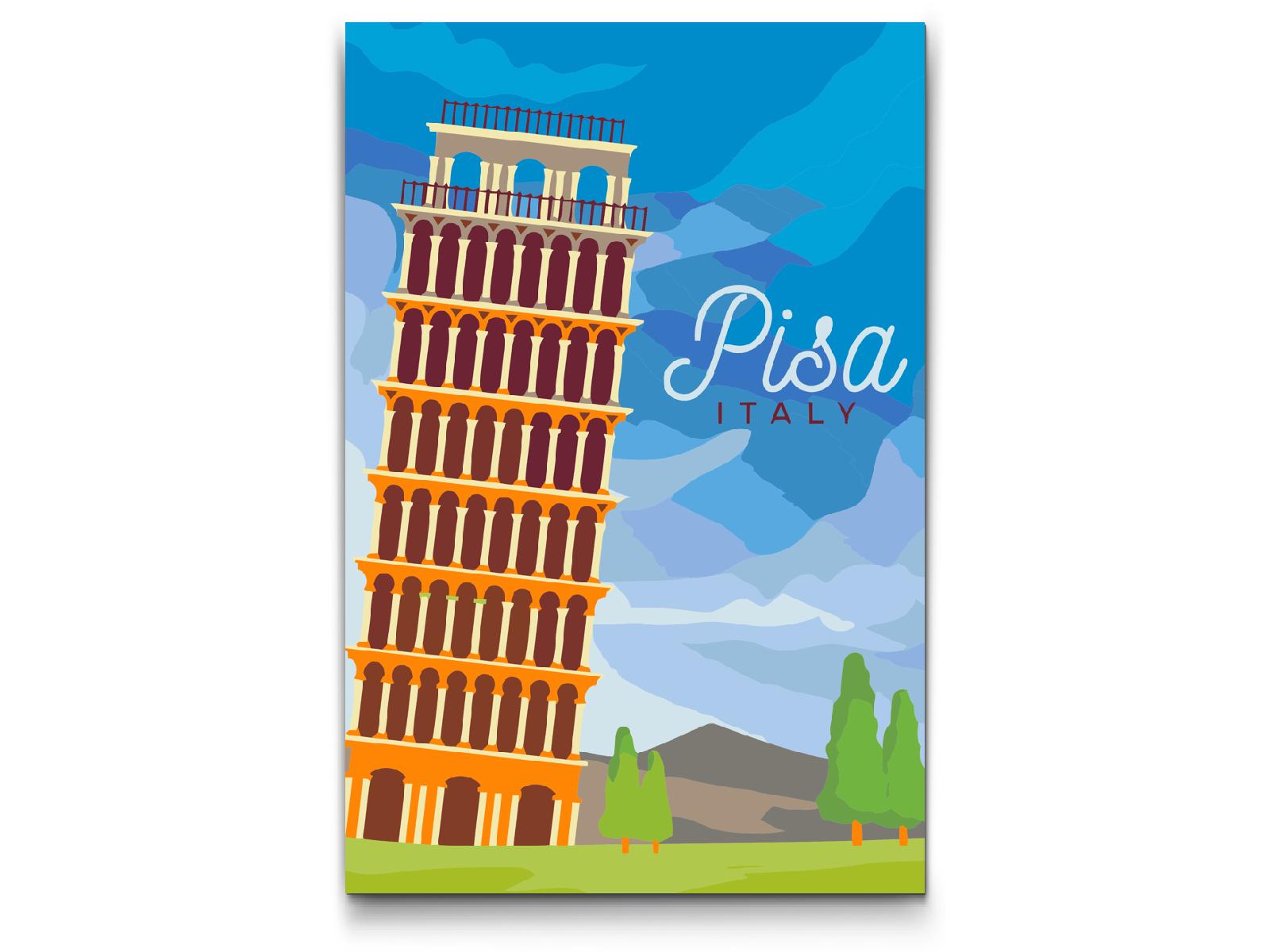 Paint by number - Pisa, Italien