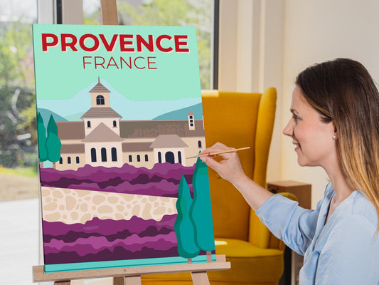 Paint by number - Provence, Frankrig