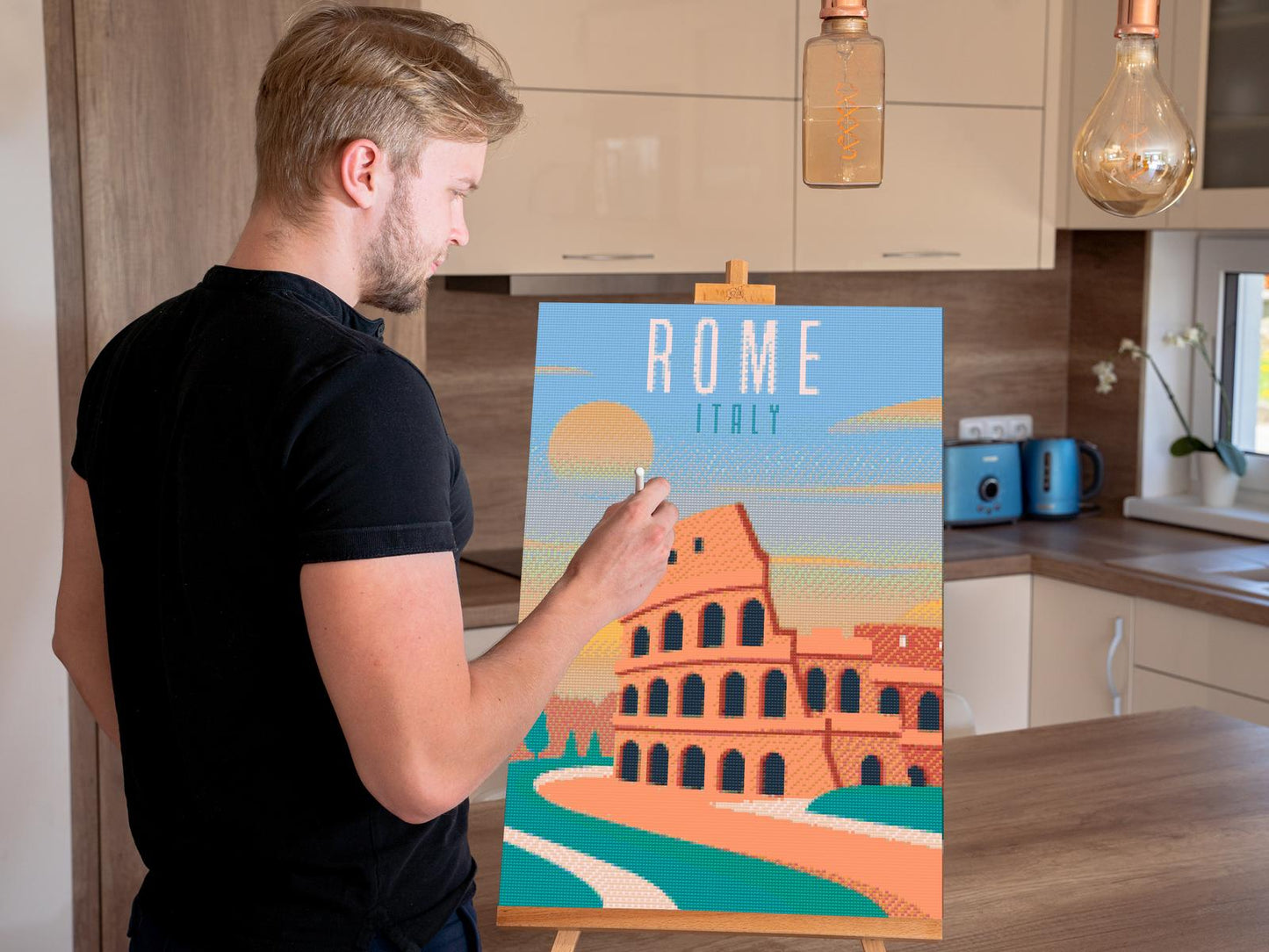 Diamond Paint - Rom, Italien