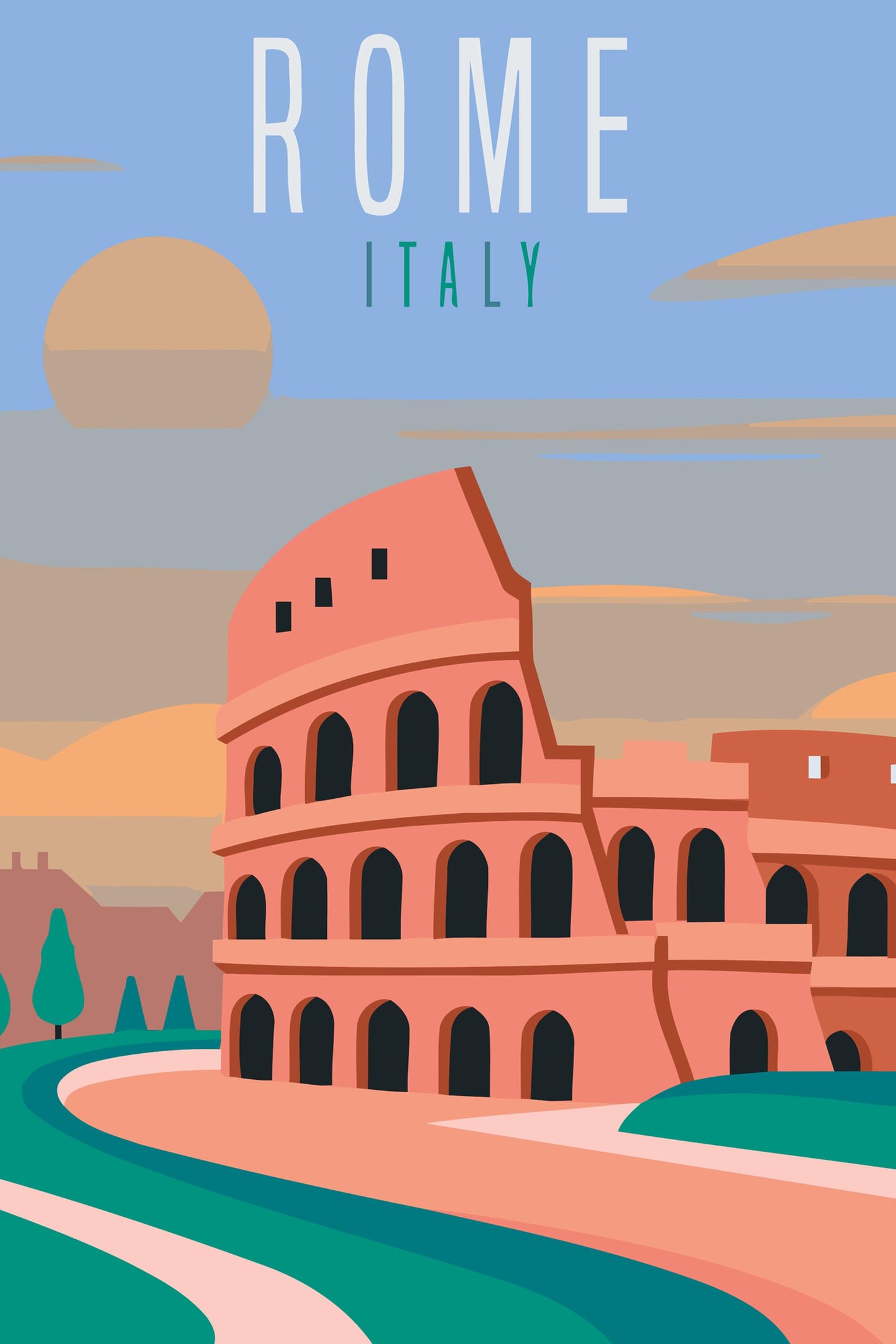 Paint by number - Rom, Italien