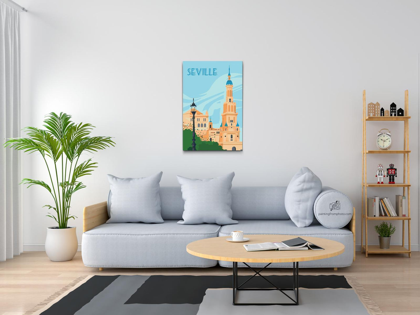 Paint by number - Sevilla, Spanien