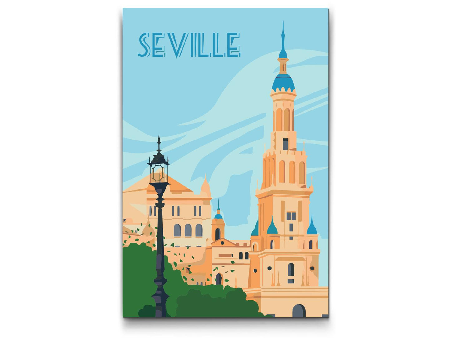 Paint by number - Sevilla, Spanien