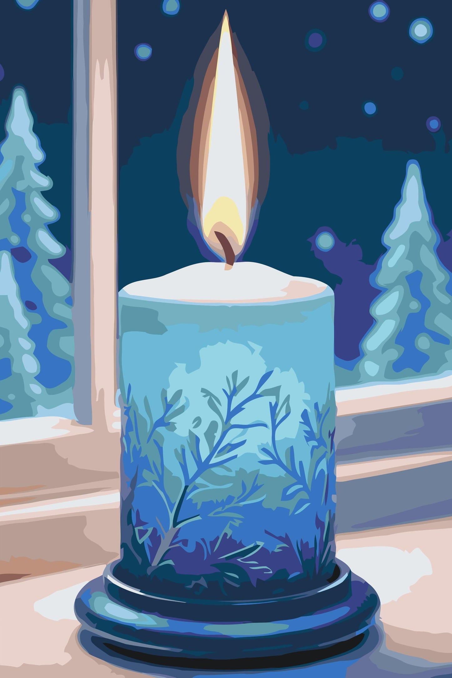 Paint by number - Julelys