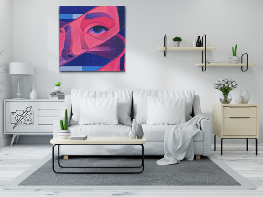 Diamond Paint - Mysterious Face 2