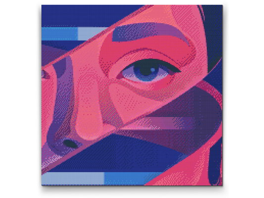 Diamond Paint - Mysterious Face 2