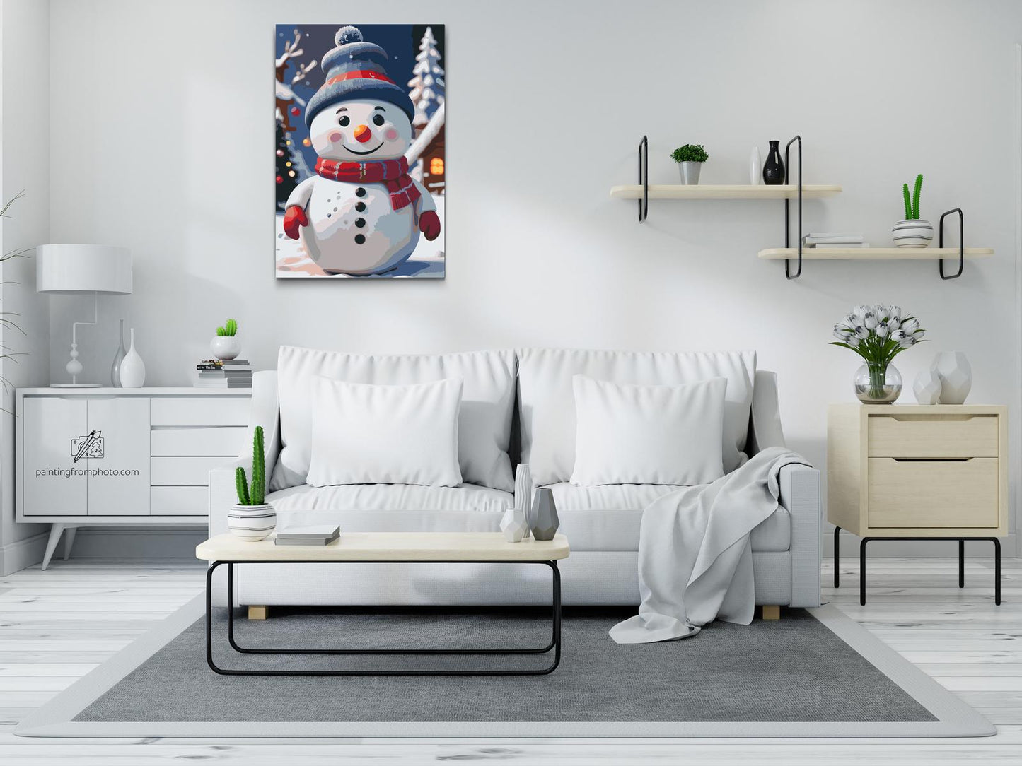 Paint by number - Snemand til børn