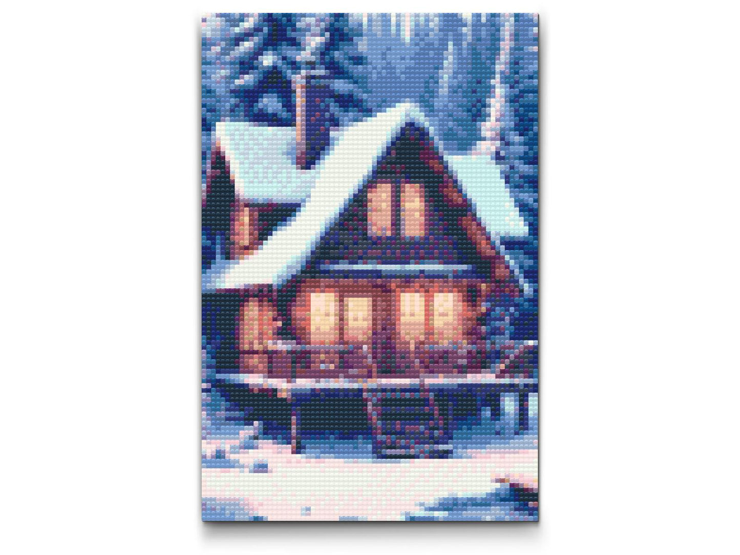 Diamond Paint - Et snedækket hus