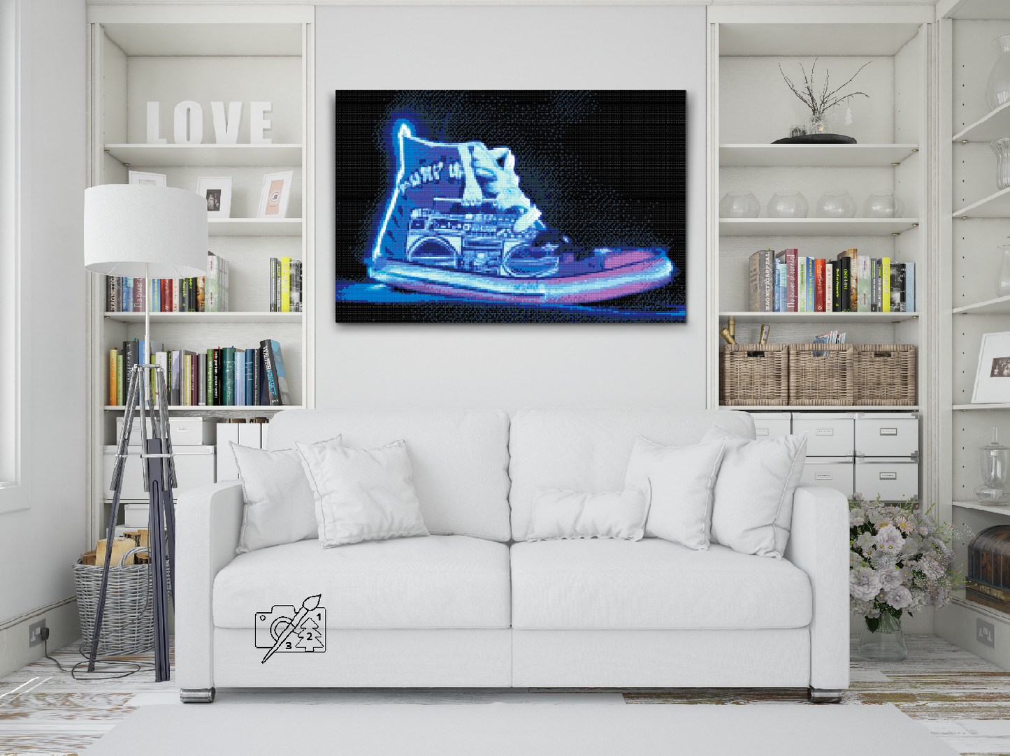 Diamond Paint - Lightning Sneaker