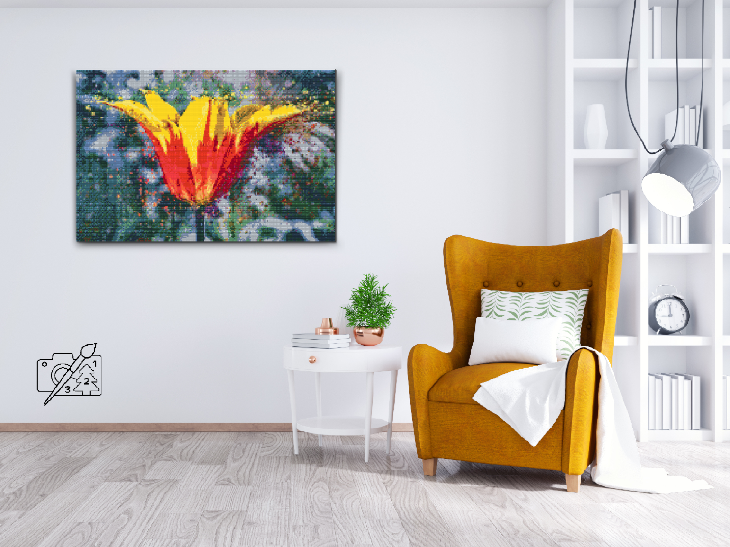 Diamond Paint - Blomstrende Tulipan
