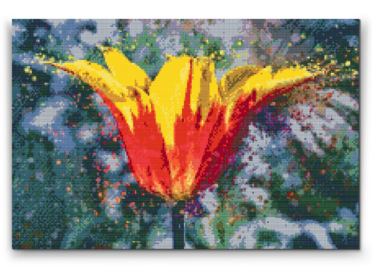 Diamond Paint - Blomstrende Tulipan
