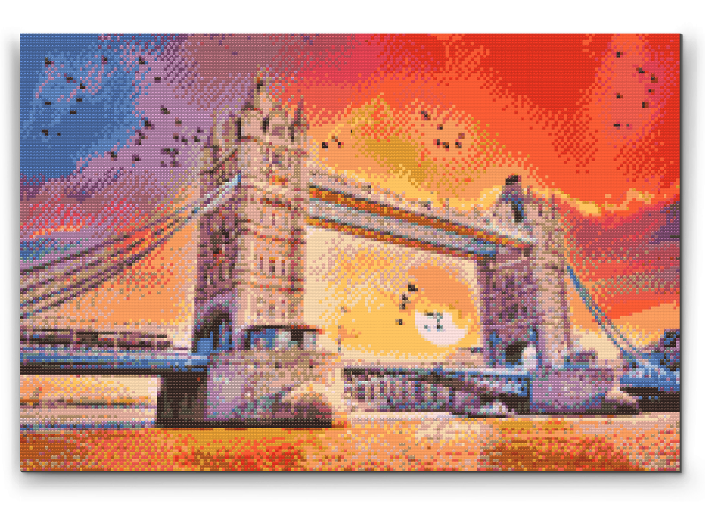 Diamond Paint - London Bridge ved solnedgang