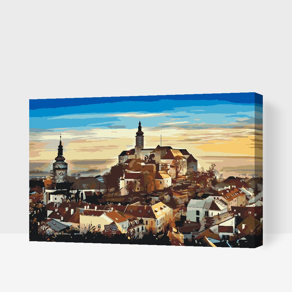 Paint by number - Mikulov, Tjekkiet