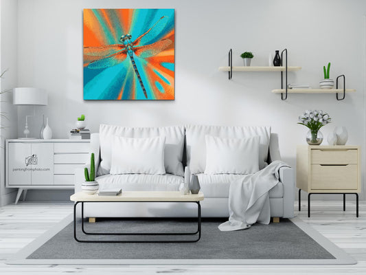 Diamond Paint - Guldsmed i nuancer af turkis og orange