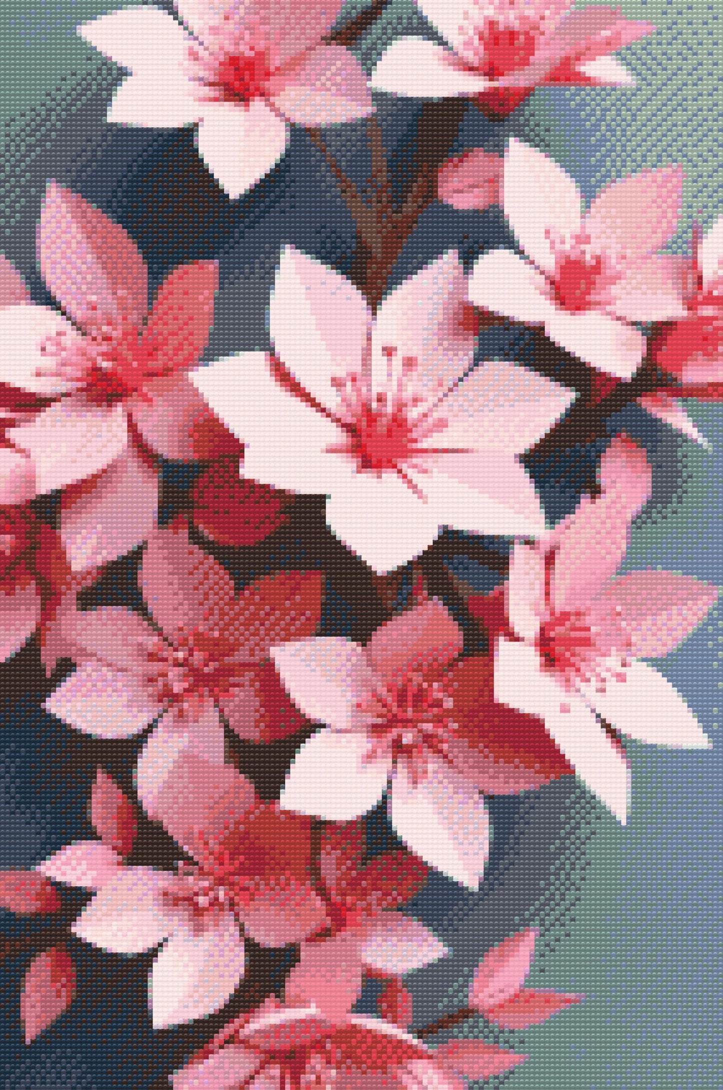 Diamond Paint - Origami-kirsebærblomster