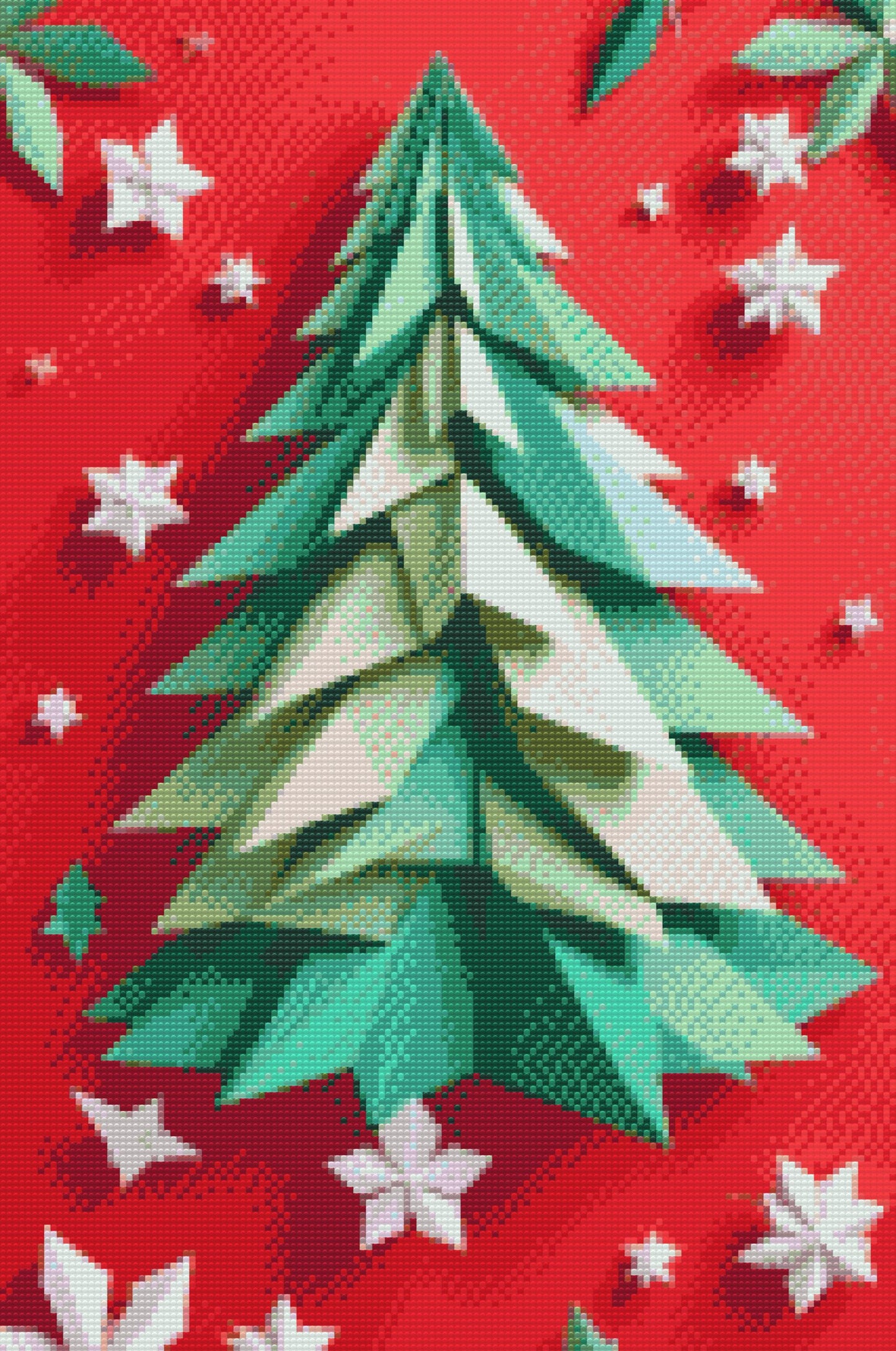 Diamond Paint - Origami-juletræ