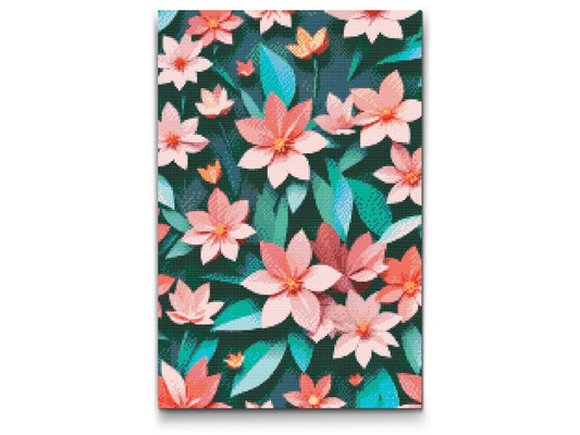 Diamond Paint - Origamiblomster