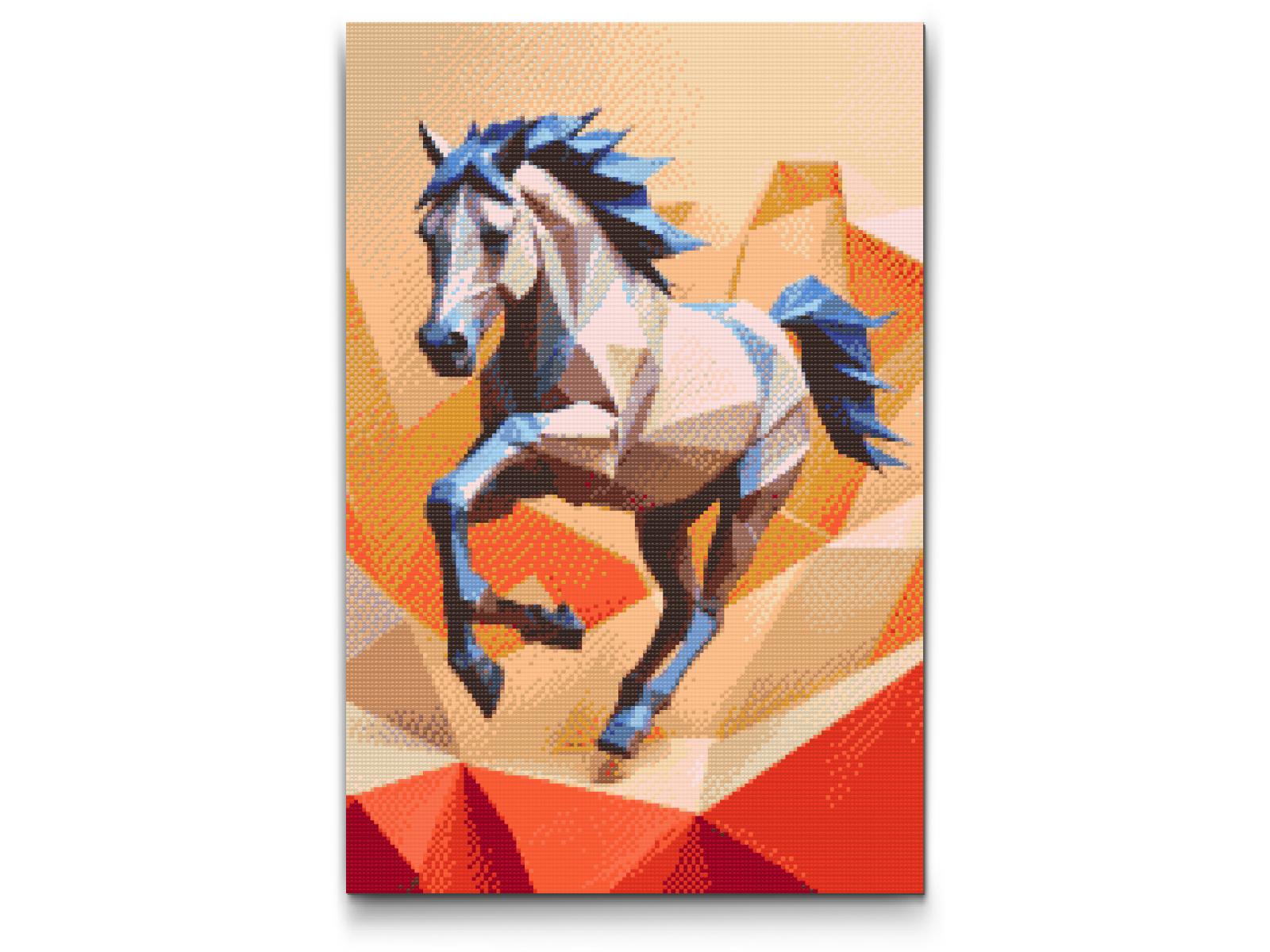 Diamond Paint - Origami-hesteløb