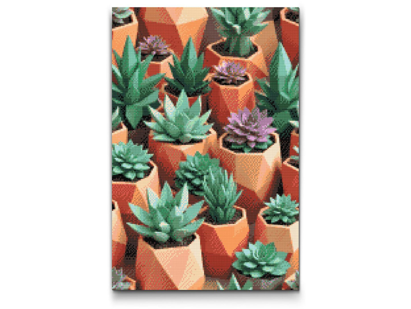 Diamond Paint - Origami-sukkulenter