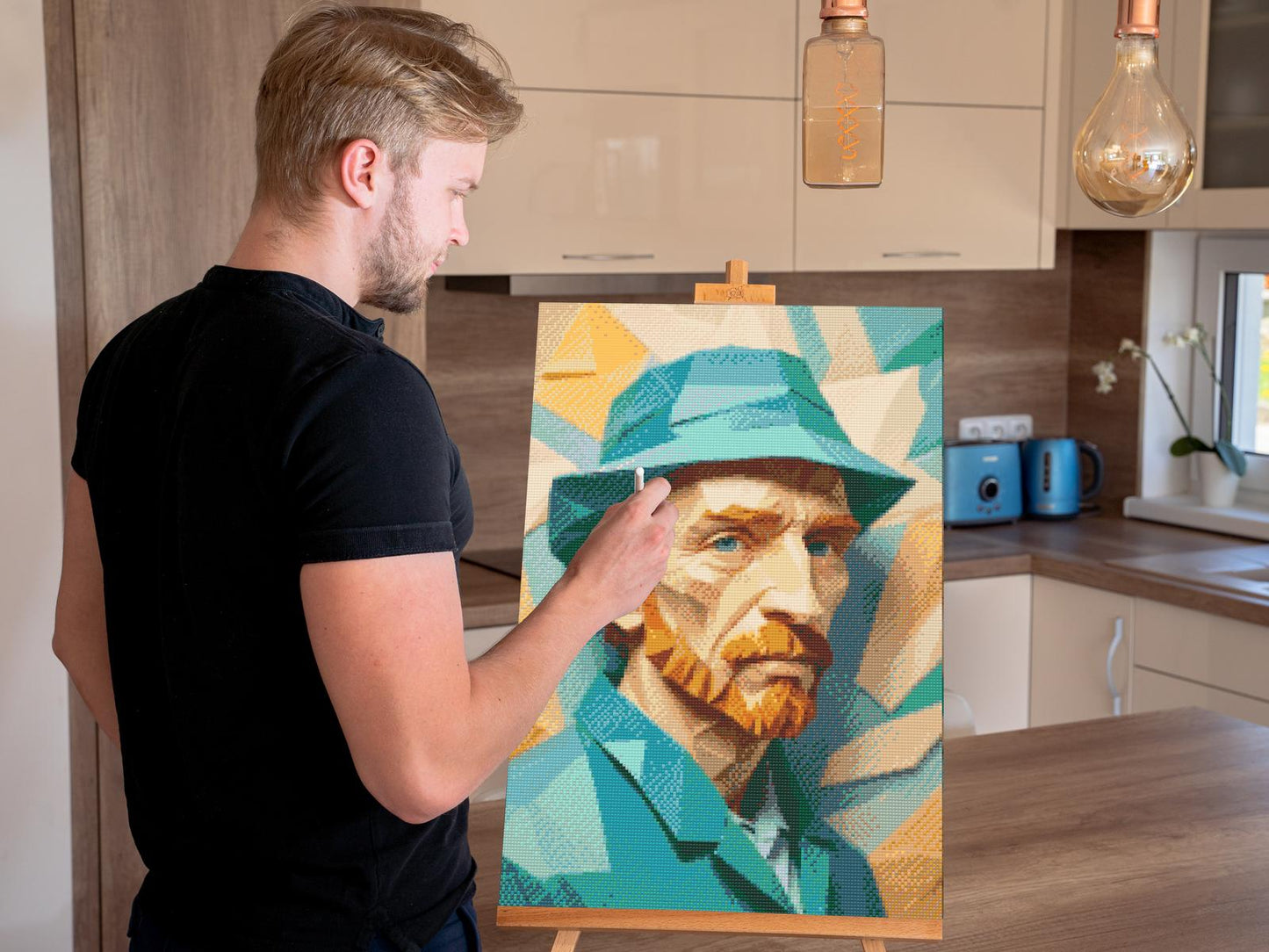 Diamond Paint - Origami Vincent Van Gogh