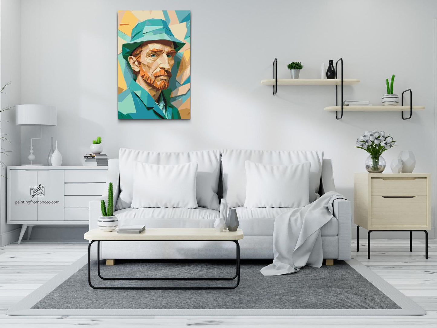 Paint by number - Origami Vincent Van Gogh