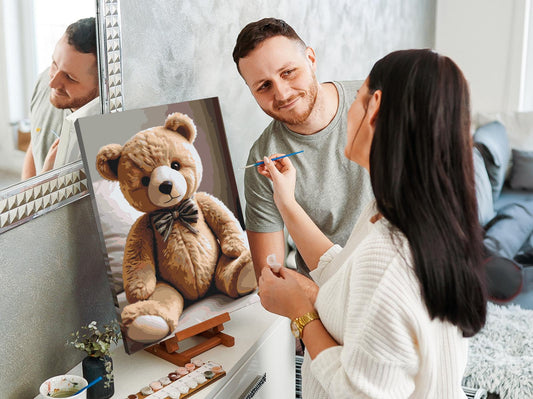 Paint by number - Teddy Bear