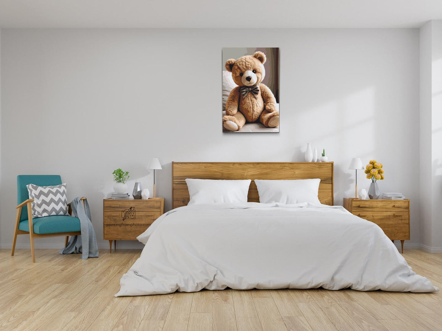 Paint by number - Teddy Bear