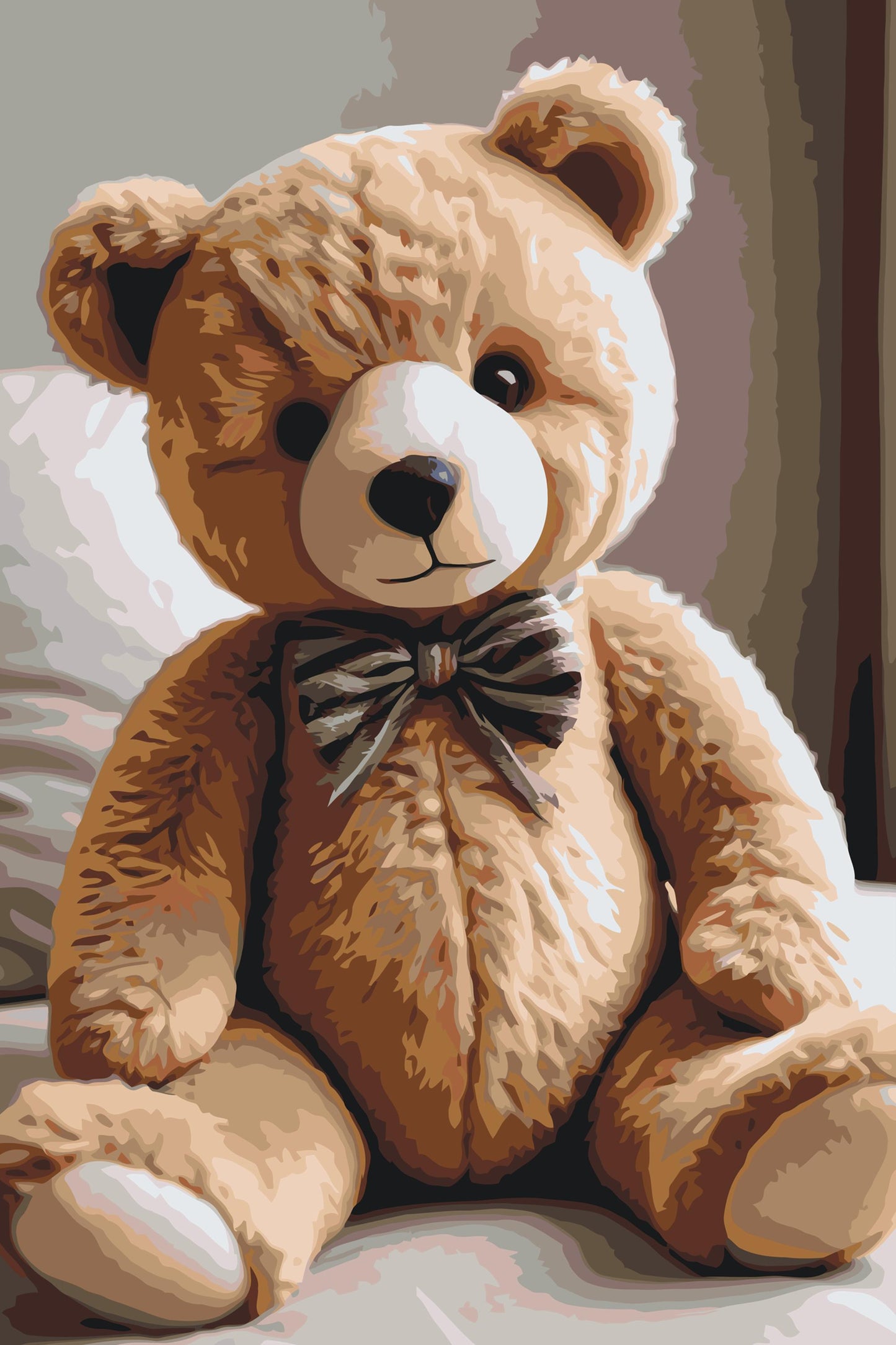 Paint by number - Teddy Bear