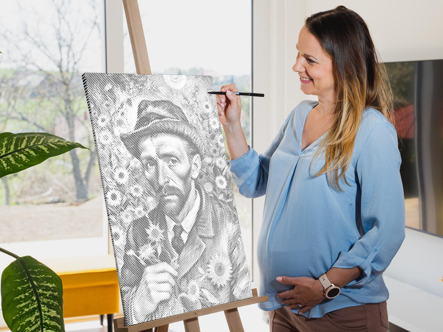 Dotting - Vincent Van Gogh i en solsikkemark
