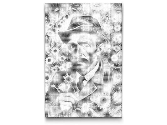 Dotting - Vincent Van Gogh i en solsikkemark