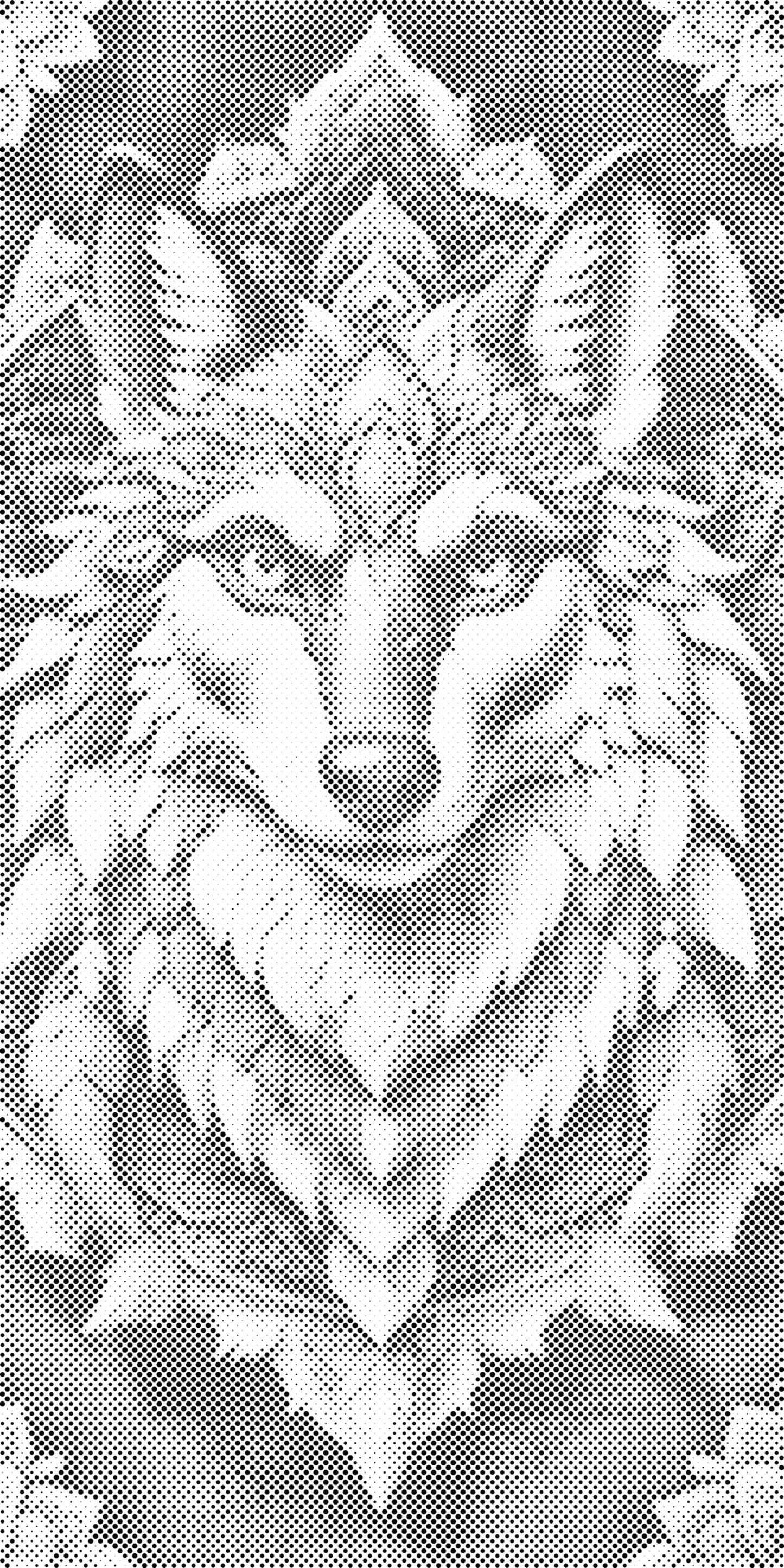 Dotting - Wolf Mandala