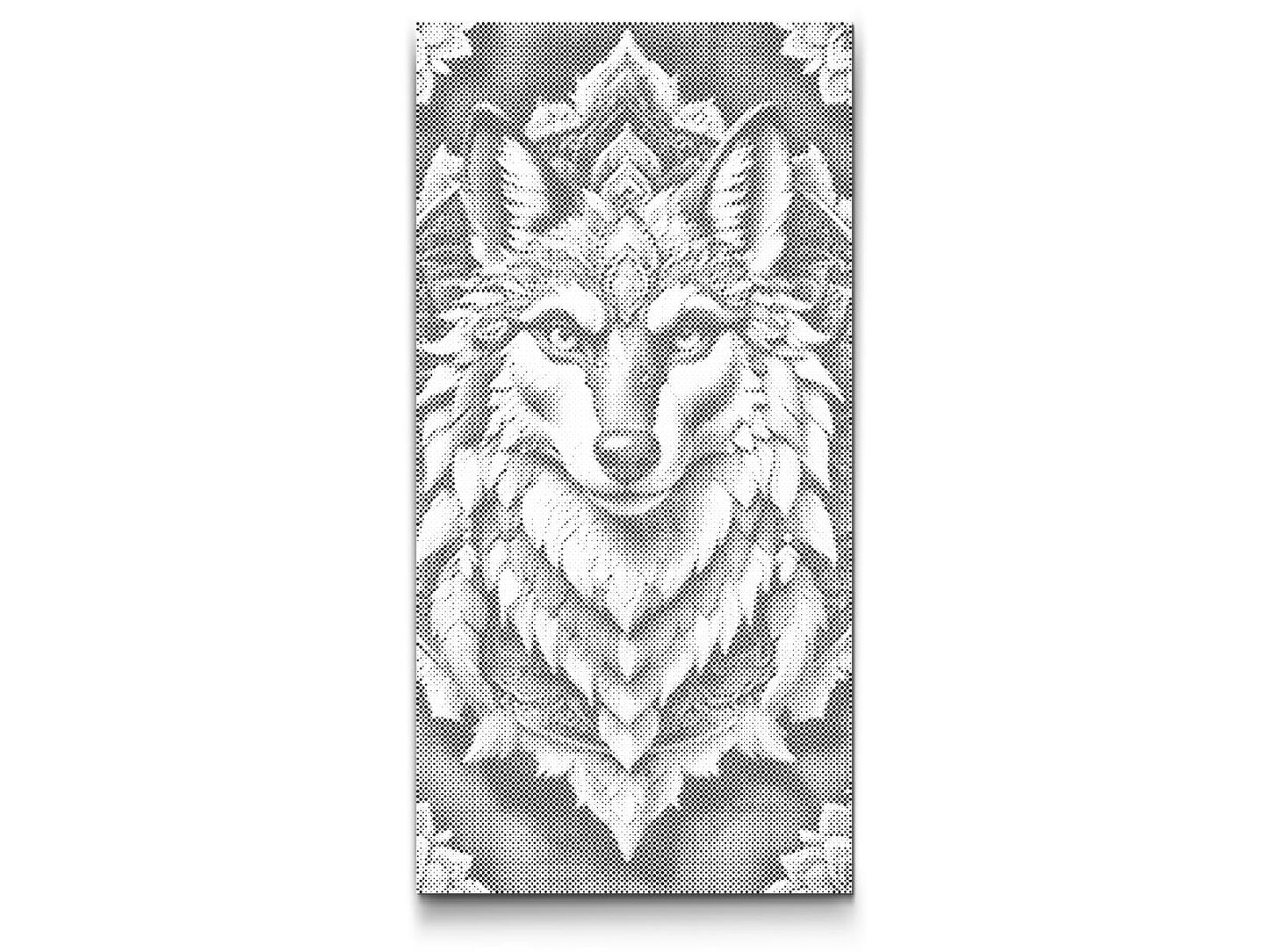 Dotting - Wolf Mandala