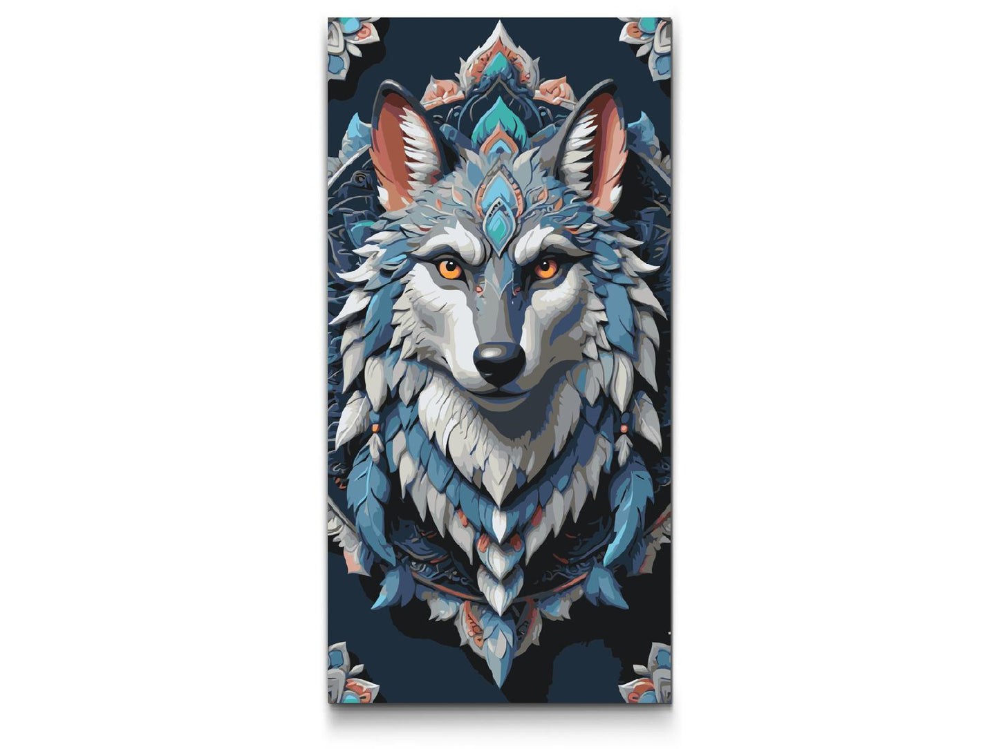 Paint by number - Wolf Mandala