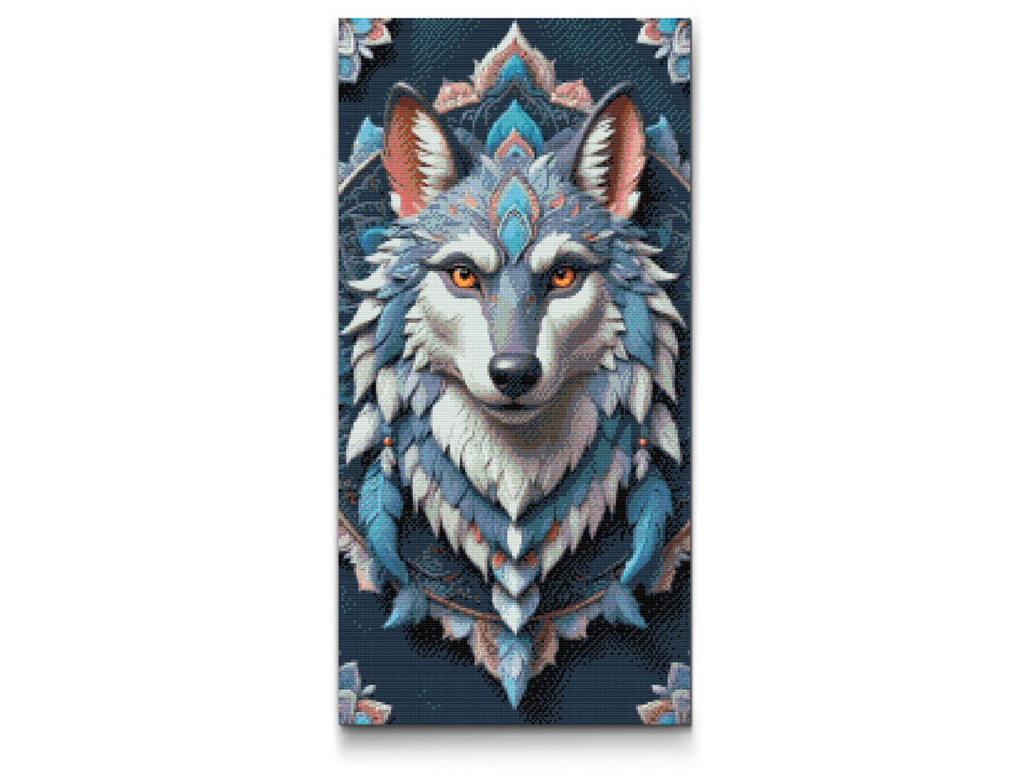 Diamond Paint - Wolf Mandala