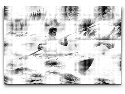 Dotting - Kajaksejlads på en oprørt flod